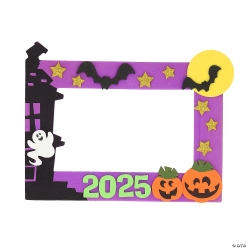 Halloween Picture Frame Magnet 2023 Craft Kit - 12 pk